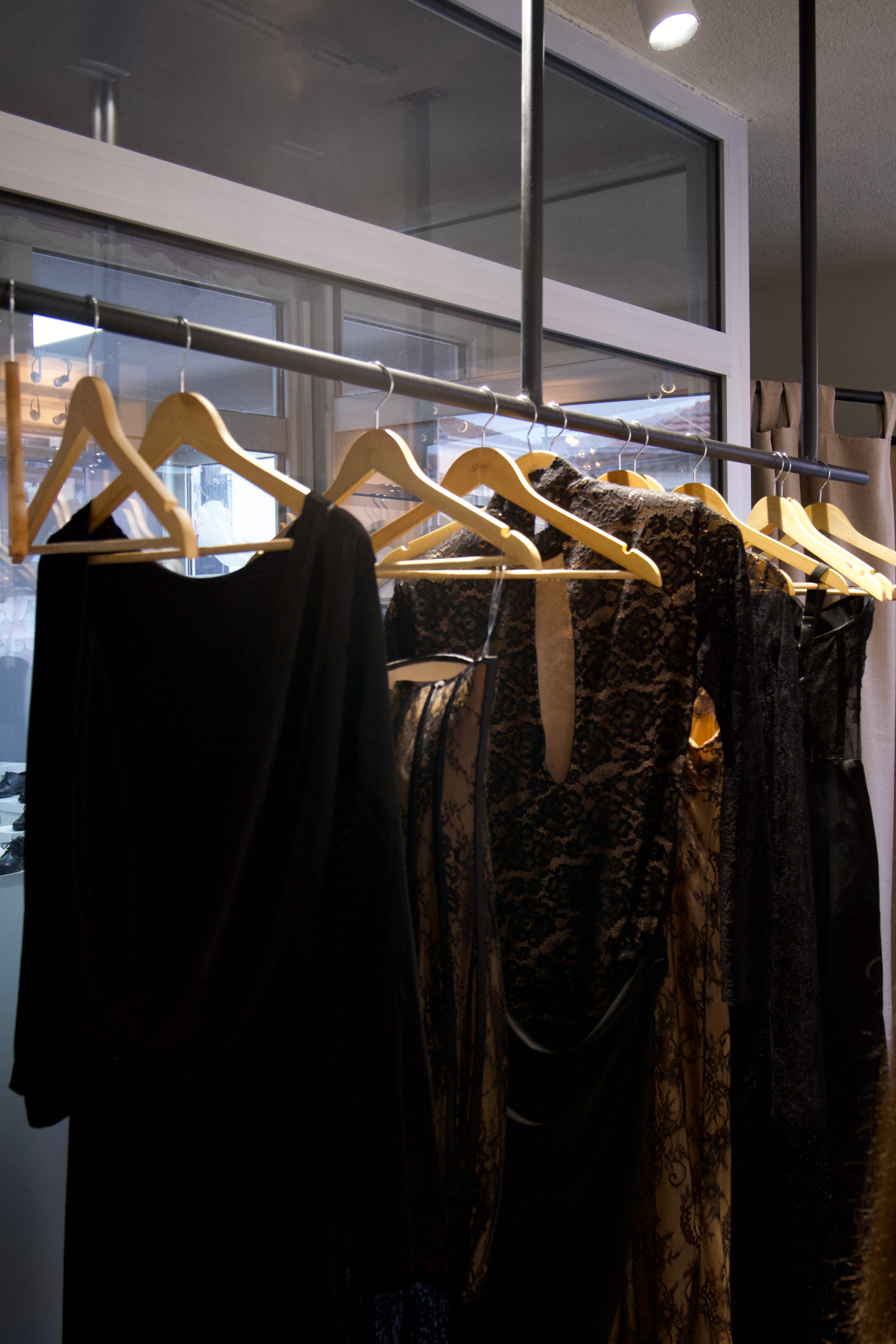 The RABEL collection on the rail at our Struga atelier